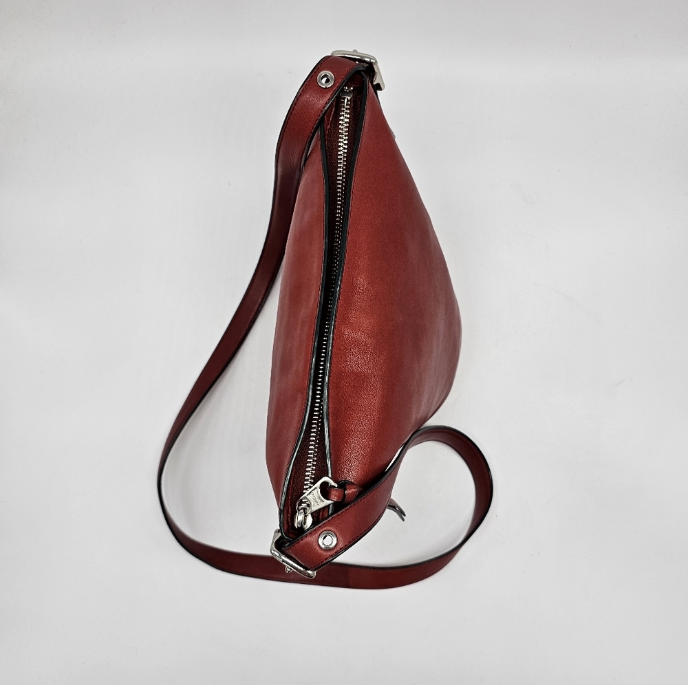 Coach Bleecker Sport Mini Duffle Bucket Red Purse With COA - Picture 3 of 15